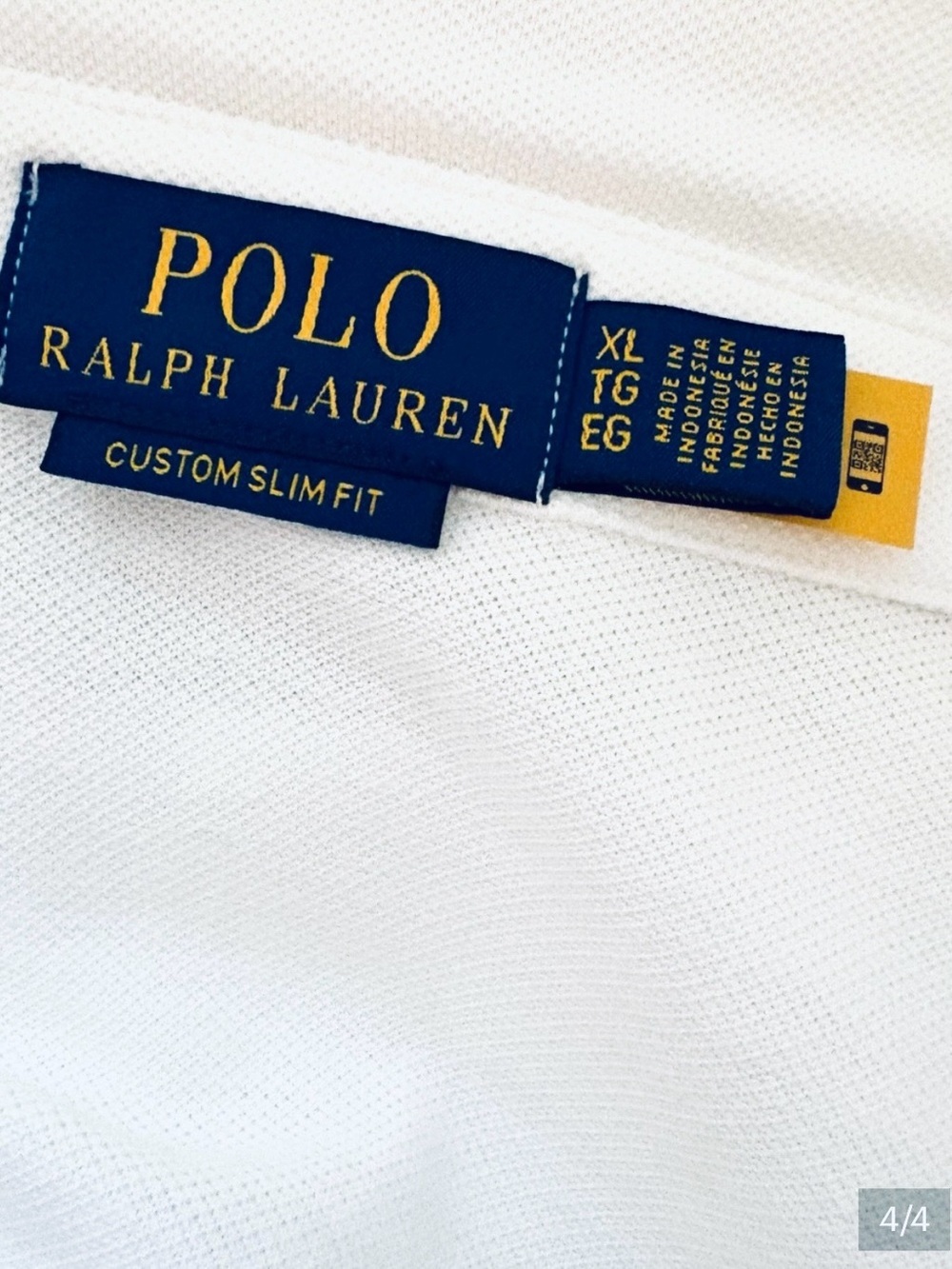 POLO Ralph Lauren
Custom Slim Polo Bear Mesh Polo Shirt, white - Picture 4 of 4